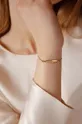 Позолоченный браслет Lilou золотой