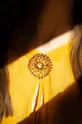 Брошка Lilou Celebrate  Кристал, Латунь покрита 18 каратним золотом