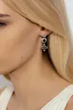 Επιχρυσωμένα σκουλαρίκια Lilou ασημί