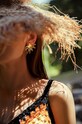 Doplnky Pozlátené náušnice Lilou Sunshine K/AZUR/126 zlatá