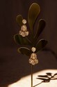 Accesorii Lilou cercei placați cu argint Boho 200/38/KOL aur
