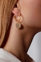 Pozlaćene naušnice Lilou California A03/MARKET/ANS/5 zlatna AA00