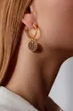 Επιχρυσωμένα σκουλαρίκια Lilou California χρυσαφί