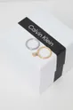Calvin Klein anelli pacco da 2 Acciaio