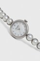 Doplňky Hodinky Kate Spade KSW1775 stříbrná