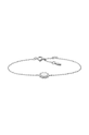 Fossil bratara zirconiu cubic argintiu JFS00563040