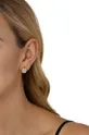 Επιχρυσωμένα σκουλαρίκια Michael Kors  Μάργαρος, Ασήμι