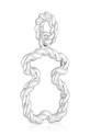 Tous zawieszka srebrna Twisted 1003959500 srebrny AA00