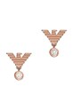 Náušnice Emporio Armani zirkonie růžová EG3582221
