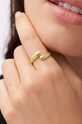 Кольцо Fossil JF04536710 золотой