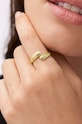 Перстень Fossil JF04536710 золотий
