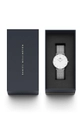 Часовник Daniel Wellington Petite 36 Sterling DW00100306 сребърен AA00