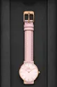 Ρολόι Daniel Wellington Petite 28 Pink leather Φυσικό δέρμα, Χάλυβας, Ορυκτό γυαλί