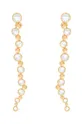 χρυσαφί Επιχρυσωμένα σκουλαρίκια Lilou Sparkling Γυναικεία