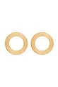 золотий Позолочені сережки Lilou Etno Жіночий