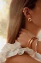 Lilou aranyozott fülbevaló Etno arany