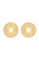 золотий Позолочені сережки Lilou Etno Жіночий