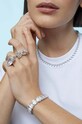 Prsten Swarovski MILLENIA srebrna 5609000