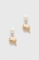 Karl Lagerfeld orecchini pietra naturale oro 240W3909