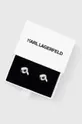 Запонки для манжетов Karl Lagerfeld серебрянный