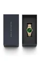 Daniel Wellington zegarek Iconic Link Emerald Szkło mineralne, Stal szlachetna