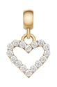 Daniel Wellington pandantiv din cristale Charm Heart White Crystal zirconiu cubic aur DW00400432