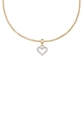 Подвеска из кристаллов Daniel Wellington Charm Heart White Crystal DW00400432 золотой AA00