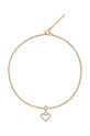 Doplnky Prívesok z krištáľov Daniel Wellington Charm Heart White Crystal DW00400432 zlatá