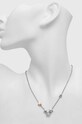Accesorii Furla colier FJ6001NTU argintiu