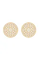 золотий Позолочені сережки Lilou Microsetting Жіночий