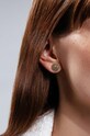 Аксесуари Позолочені сережки Lilou Microsetting 1/10/KOL/CZC/PO золотий