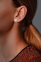 Lilou orecchini placcati in argento Microsetting