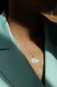 Posrebrena ogrlica Lilou Ginko Nehrđajući čelik posrebren 925 srebrom