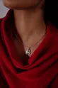 Postriebrený prívesok Lilou Skarabeusz Nehrdzavejúca oceľ pokrytá striebrom 925
