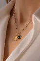 Pozlátený náhrdelník Lilou Skarabeusz zlatá