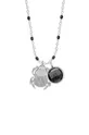 Postriebrený náhrdelník Lilou Skarabeusz