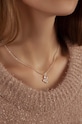 Посребърно колие Lilou Sparkling 209/40/LAN/15/SR сребърен AA00