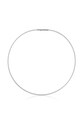 Tous naszyjnik Mesh Tube srebrny 1004119100
