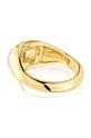 Srebrni prsten pokriven zlatom Tous 12 Srebro pozlaćeno 18 karatnim zlatom, Emajl
