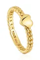 zlatna Srebrni prsten pokriven zlatom Tous 12 Bold Motif Ženski