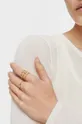 золотой Серебряное кольцо с позолотой Tous 12