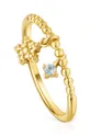 золотий Срібний перстень з позолотою Tous 12 Жіночий