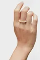 золотой Серебряное кольцо с позолотой Tous 12