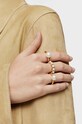 Серебряное кольцо с позолотой Tous 12 1004107012