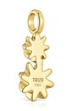 Akcesoria Tous zawieszka ze srebra pokrytego złotem 1004090300 złoty