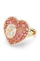 rózsaszín Swarovski gyűrű HYPERBOLA Női
