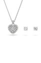 Swarovski colier si cercei HYPERBOLA 2-pack argintiu 5684383