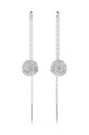 Swarovski cercei METEORA 5683448 argintiu AA00