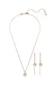 Swarovski nyaklánc és fülbevalók METEORA arany