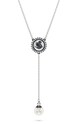 Swarovski naszyjnik Swan kryształ Swarovskiego srebrny 5681403